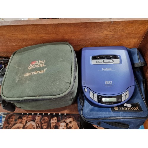 53 - A large collection of vintage mobile phones along with 2 portable CD players, 2x tom tom sat navs, a... 