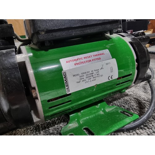 62 - A hardly used salamander twin shower pump CT75, please study the photos for all the specs of the pum... 