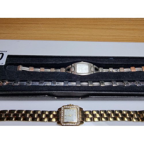 180 - Large collection of various wristwatches to include a matching ladies and gents Verge watches, qty o... 