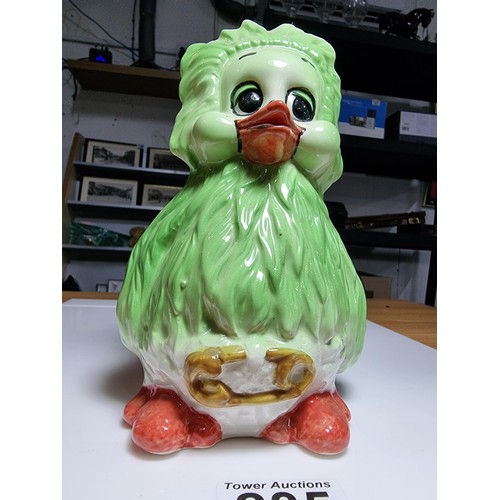 235 - Vintage collectable ceramic Orville The Duck money bank in excellent condition. Marked Keith Harris ... 