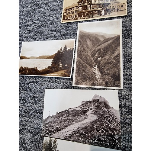 244 - Large collection various vintage postcards including 11x postcards of Newtown, postcards of other lo... 