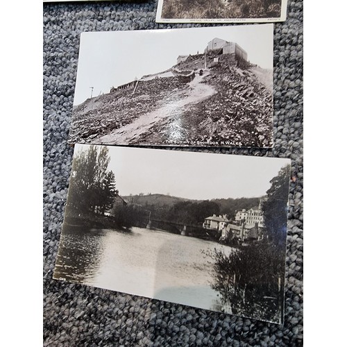 244 - Large collection various vintage postcards including 11x postcards of Newtown, postcards of other lo... 