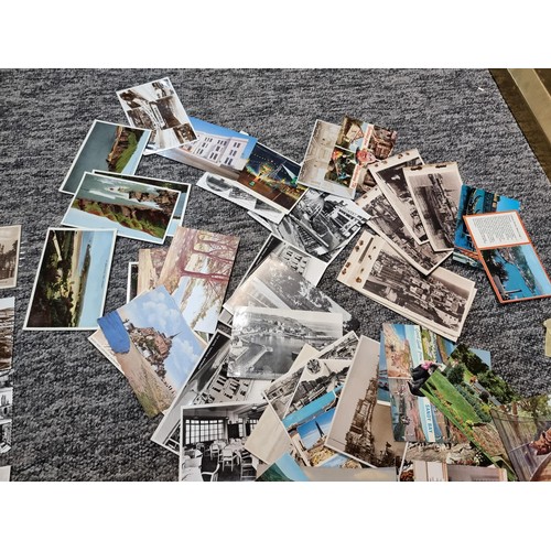 244 - Large collection various vintage postcards including 11x postcards of Newtown, postcards of other lo... 