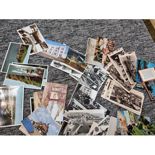 244 - Large collection various vintage postcards including 11x postcards of Newtown, postcards of other lo... 