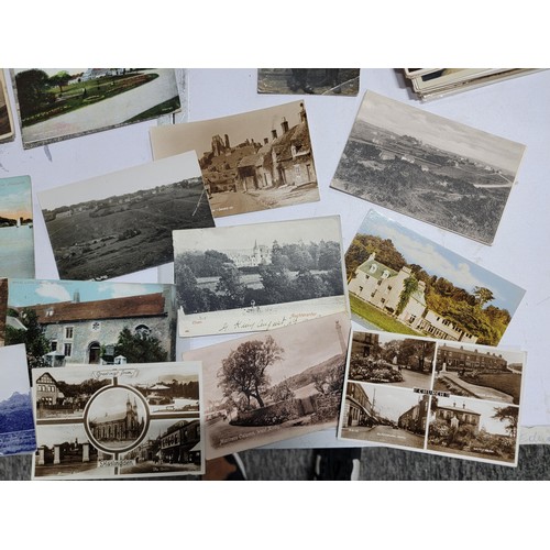 139 - Large collection of vintage postcards of various subjects covering the lake district, peak district,... 