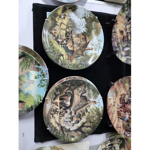 363 - Large quantity of limited edition ceramic plates all with COA's to include Royal Albert The Queen Mo... 