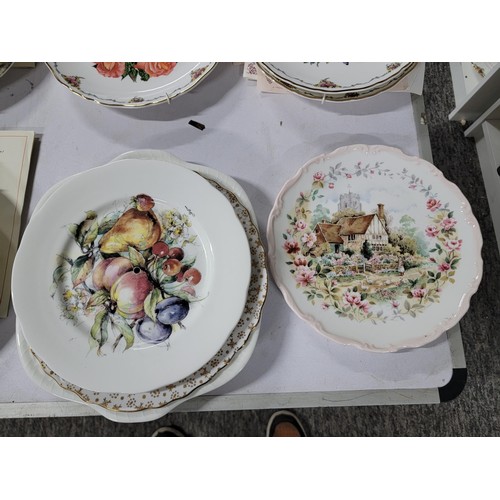 363 - Large quantity of limited edition ceramic plates all with COA's to include Royal Albert The Queen Mo... 