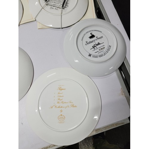 363 - Large quantity of limited edition ceramic plates all with COA's to include Royal Albert The Queen Mo... 