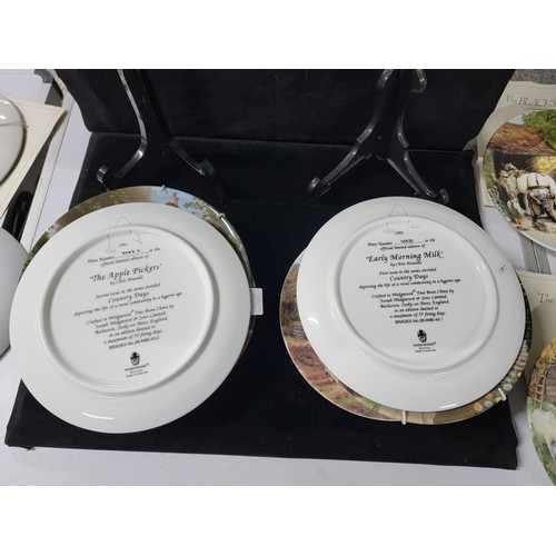 363 - Large quantity of limited edition ceramic plates all with COA's to include Royal Albert The Queen Mo... 