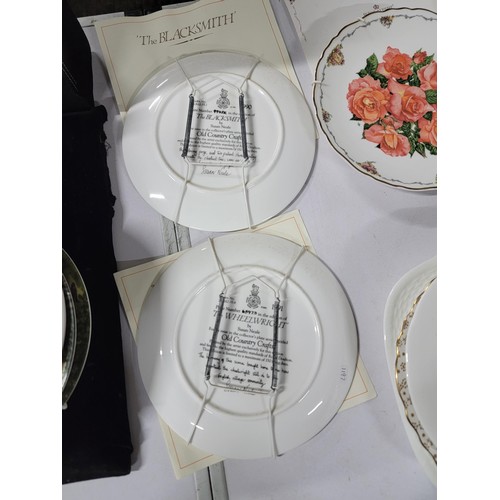 363 - Large quantity of limited edition ceramic plates all with COA's to include Royal Albert The Queen Mo... 