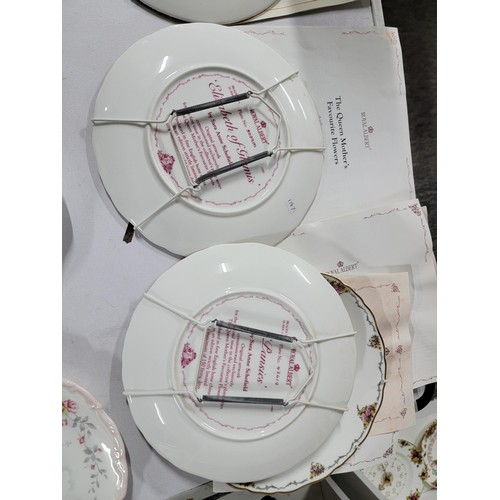 363 - Large quantity of limited edition ceramic plates all with COA's to include Royal Albert The Queen Mo... 