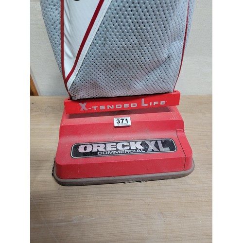 371 - Oreck XL commercial bagged vacuum cleaner complete