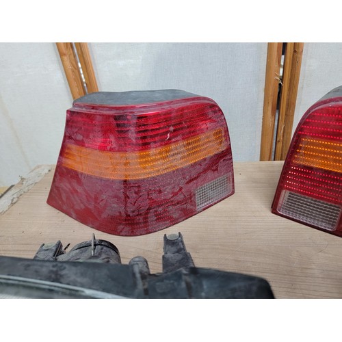 445 - Front & Rear light set for MK4 Golf all in good order