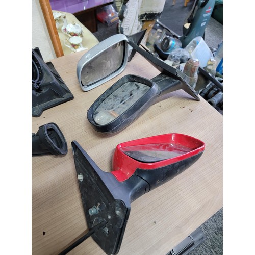 448 - Assorted VW Golf spares inc, air filter, maf sensor, wing mirrors etc