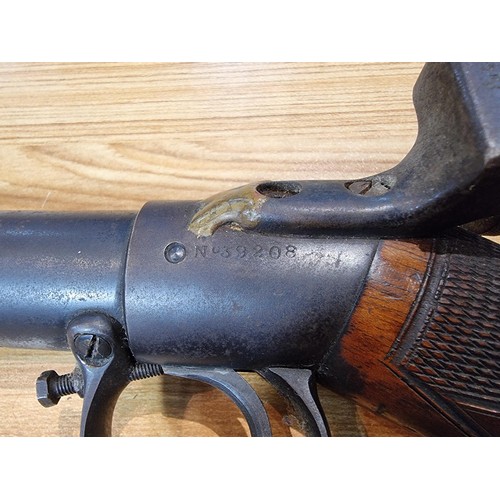 297 - Antique BSA improved model D .177 under lever air rifle circa 1905 - 1914. In good antique working c... 