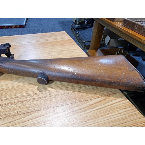 297 - Antique BSA improved model D .177 under lever air rifle circa 1905 - 1914. In good antique working c... 