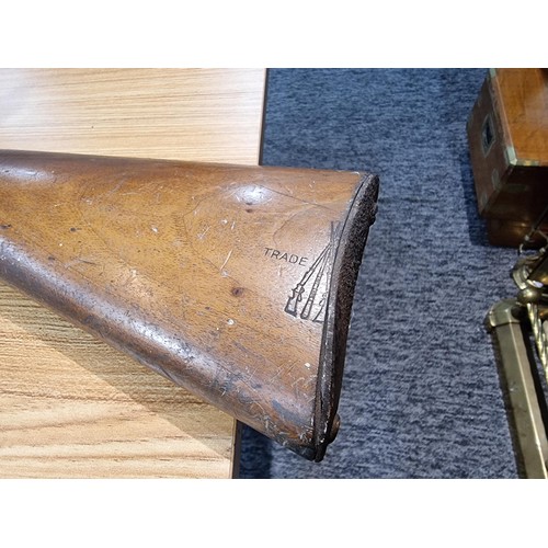 297 - Antique BSA improved model D .177 under lever air rifle circa 1905 - 1914. In good antique working c... 