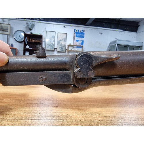 297 - Antique BSA improved model D .177 under lever air rifle circa 1905 - 1914. In good antique working c... 