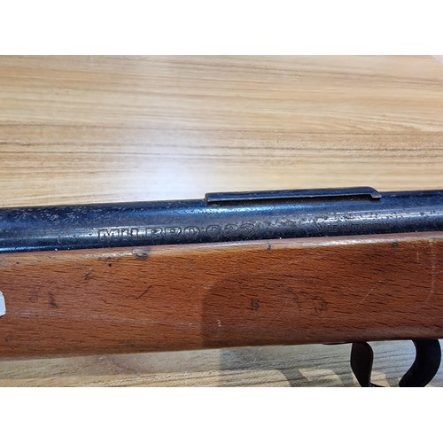 307 - Vintage Milbro G23 .177 air rifle, requires some attention.
 No postage on this item and proof of ag... 