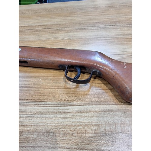 307 - Vintage Milbro G23 .177 air rifle, requires some attention.
 No postage on this item and proof of ag... 