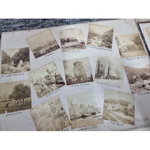 308 - Large qty of vintage and antique photographs, double side mounted on 10 cards to include photographs... 