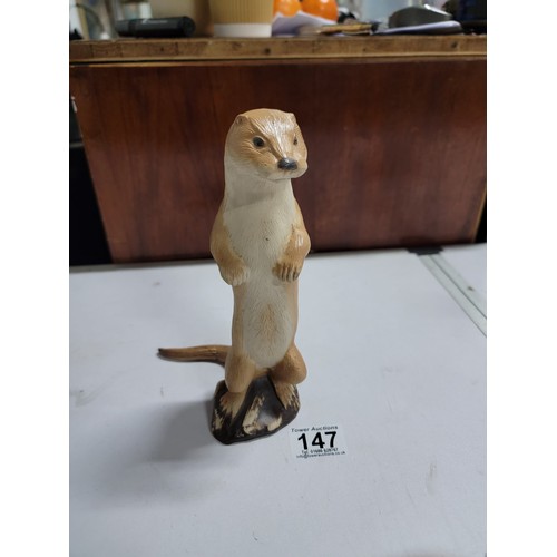 150 - 6x  Purbeck Pottery items inc Otters both in good order both signed to the base, 4x Purbeck studio P... 