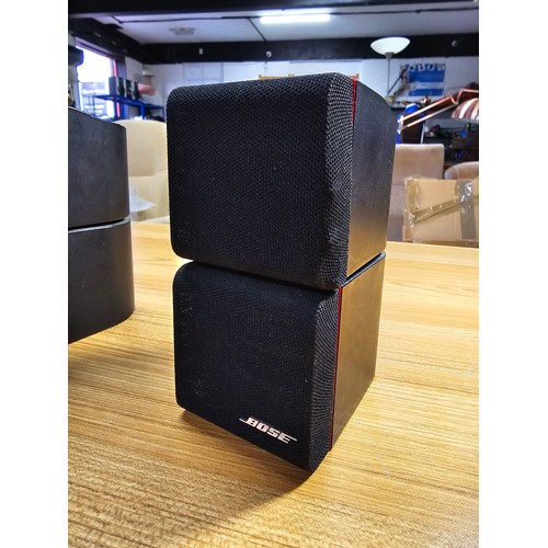 16 - 3x Bose acoustimass series II double cube speakers, multi directional, in full working order.