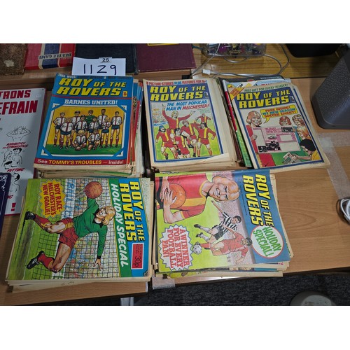 25 - A very large quantity of Roy of the Rovers comics, most are dated 1978, 79 and 1980 with a few late ... 