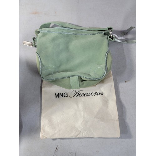 76 - Large quantity of handbags inc Currency by Helen Welsh studded handbag, MNG Accessories green handba... 