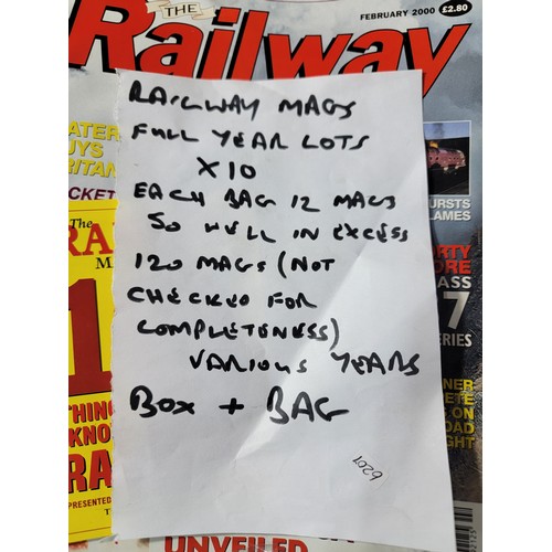 87 - Large collection of Railway related magazines over 120 in total inc Railway Magazine, Railway World ... 