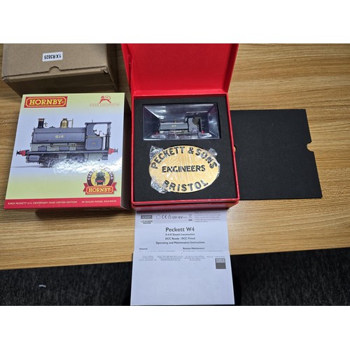 42 - A boxed brand new Hornby R83825 Peckett 614 centenary year ltd edition 0-4-0 locomotive, complete wi... 