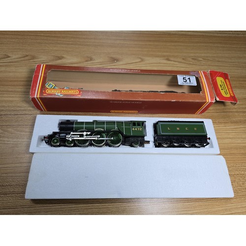 51 - A boxed Hornby R398 LNER Class A1 Flying Scotsman loco and tender 4472 cleaned and serviced with a t... 