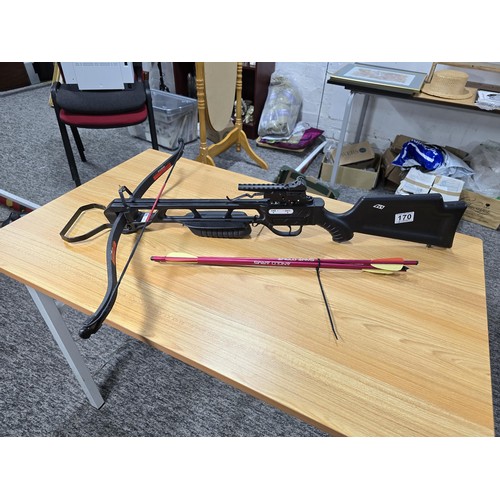 170 - An Anglo Arms jaguar MK II crossbow. Has strength of 175lbs, in excellent condition and complete wit... 