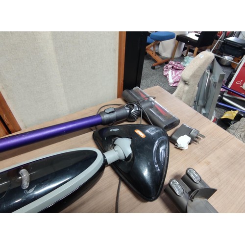 382 - 2x vacuum cleaners, inc Vax steam cleaner with accessories and a Dyson DC59, with accessories Dyson ... 