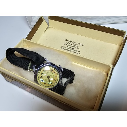 242 - A collection of 9 various vintage wrist watches including Oris, Rotary, Relide, along with a vintage... 