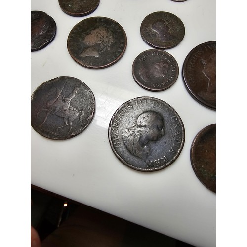 261 - A wooden box containing a large quantity of various vintage and antique British coins which includes... 