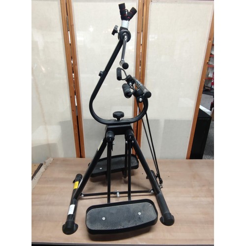 404 - A mini mobility trainer by Ideal Shopping, in working order stands at 105cm high