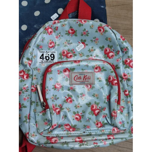 469 - 2x Cath Kidston ladies bags along with a floral purse all in good order