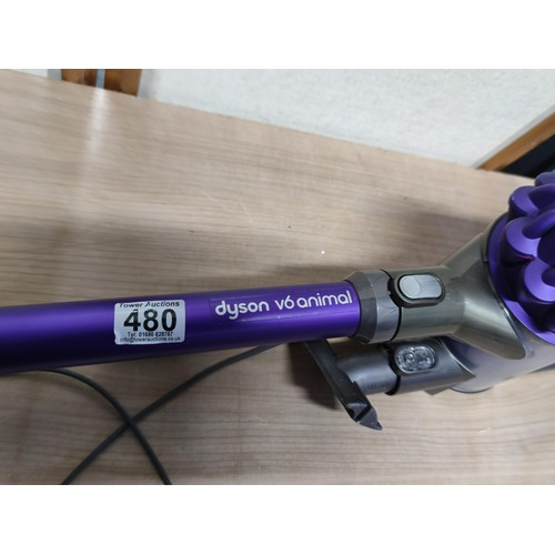 480 - Fully re conditioned Dyson V6 Animal, vacuum cleaner complete with power cable new battery and charg... 