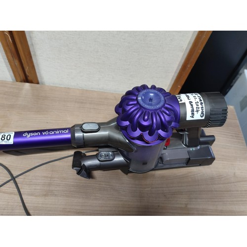 480 - Fully re conditioned Dyson V6 Animal, vacuum cleaner complete with power cable new battery and charg... 