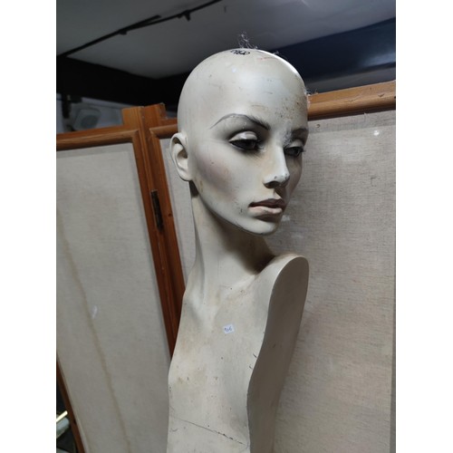 488D - Tall resin mannequin figure for hat displays stands at 117cm high