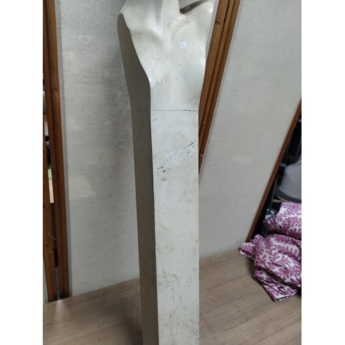 488D - Tall resin mannequin figure for hat displays stands at 117cm high