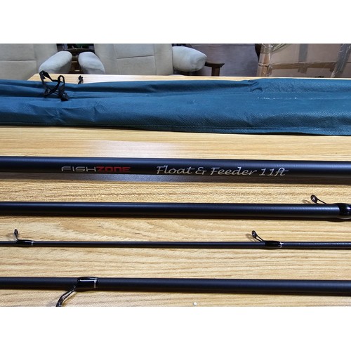 68 - A new and unused fishzone float & feeder 11ft fishing rod.