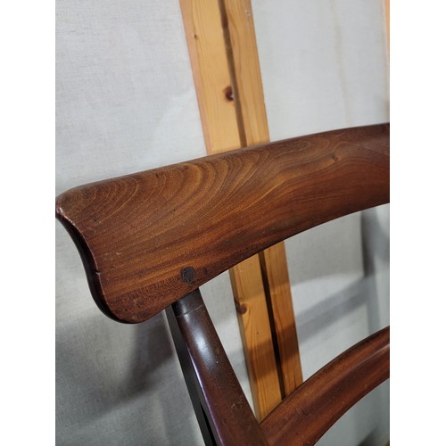 533 - Pair of fine quality antique Georgian carver chairs having good turned legs in solid mahogany frames... 