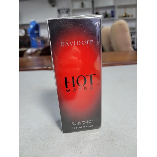 500 - 2x as new perfumes inc a Davidoff Hot Water Eau De Toilette Natural Spray - 110ml along with a Sunfl... 