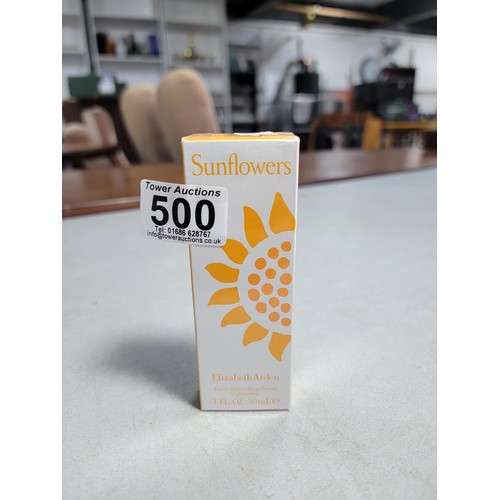 500 - 2x as new perfumes inc a Davidoff Hot Water Eau De Toilette Natural Spray - 110ml along with a Sunfl... 