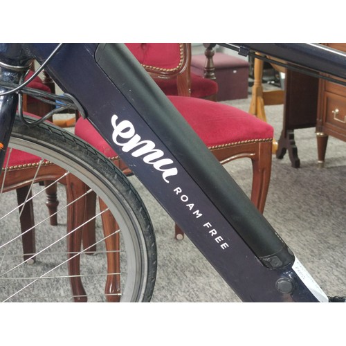 468 - Good quality Emu Roam Free Hybrid pedal assist electric bike. comes with 7 speed Shimano derailleur ... 