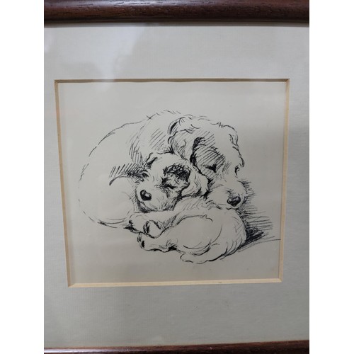 110 - Collection of 5x framed and glazed prints inc 2x by Cecil Aldin, a Lucy Dawson 1926 print etc larges... 