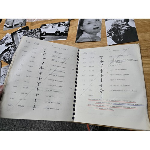 8 - A rare Gulf rally road book dated 1968 from the famous rally driver Lars Larsson and his co driver. ... 