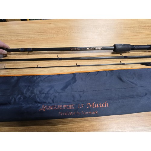 13 - A Blue fox 13ft 3 piece rod, in excellent clean condition and complete with its original slip case.